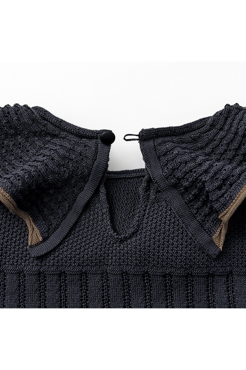 【マールマール/MARLMARL / KIDS】の【Baby】knit frill rompers 人気、トレンドファッション・服の通販 founy(ファニー) 　ファッション　Fashion　キッズファッション　KIDS　インナー　Inner　スリット　Slit　スーツ　Suit　なめらか　Smooth　フォルム　Form　フリル　Frills　ベビー　Baby　ホールガーメント　Whole Garment　ロンパース　Rompers　おすすめ　Recommend　夏　Summer　エレガント 上品　Elegant　NEW・新作・新着・新入荷　New Arrivals　other-4|ID: prp329100004518621 ipo3291000000031940551