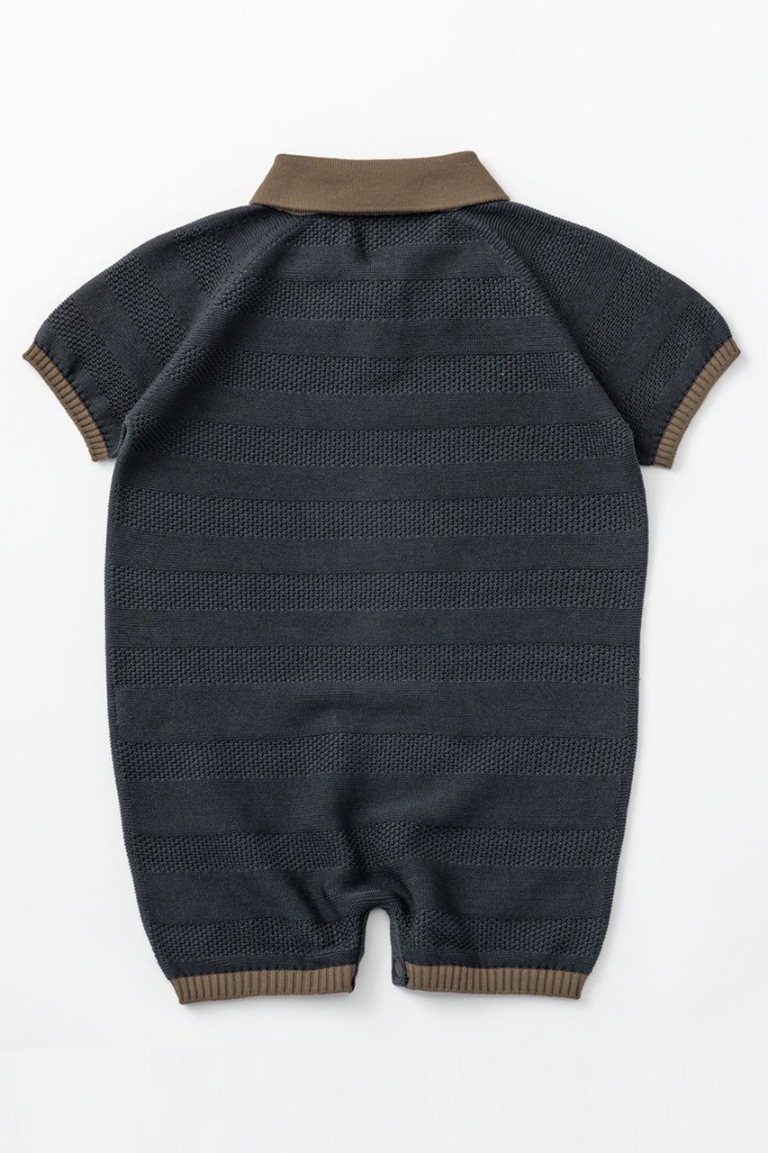 【マールマール/MARLMARL / KIDS】の【BABY】knit polo rompers 人気、トレンドファッション・服の通販 founy(ファニー) 　ファッション　Fashion　キッズファッション　Fashion for Kids　クラシカル　Classical, Vintage-Inspired　サマー　Summer, Summer Style　なめらか　Smooth, Silky Texture　ベビー　Baby, Babywear　ホールガーメント　WholeGarment, Seamless Knit　ポロシャツ　Polo Shirt, Collared Tee　半袖　Short Sleeve, Half Sleeve　リラックス　Relax, Relaxed Fit　ロンパース　Romper, Jumpsuit　おすすめ　Recommended / Our Picks　旅行　Travel　エレガント 上品　Elegant　ギフト プレゼント　Gift / Present　other-2|ID: prp329100004518623 ipo3291000000036192315