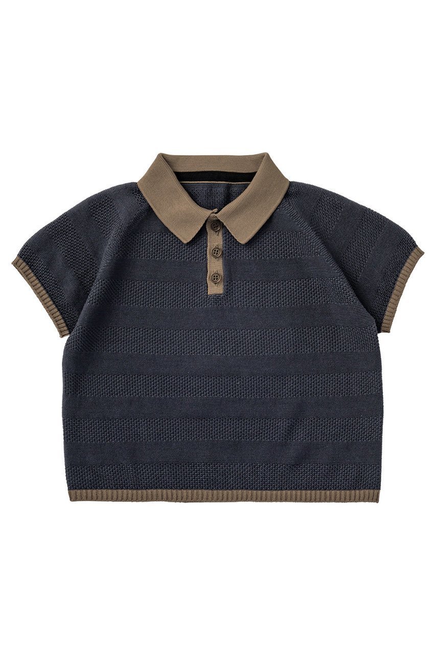 【マールマール/MARLMARL / KIDS】の【BABY&KIDS】knit polo shirts インテリア・キッズ・メンズ・レディースファッション・服の通販 founy(ファニー) 　ファッション　Fashion　キッズファッション　Fashion for Kids　トップス・カットソー　Cut & Sew Tops　オケージョン　Occasion Wear　クラシカル　Classical, Vintage-Inspired　なめらか　Smooth, Silky Texture　ベビー　Baby, Babywear　ホールガーメント　WholeGarment, Seamless Knit　ポロシャツ　Polo Shirt, Collared Tee　ミラノリブ　Milano Rib, Milano Stitch　おすすめ　Recommended / Our Picks　エレガント 上品　Elegant　ai|ID: prp329100004518625 ipo3291000000036192324