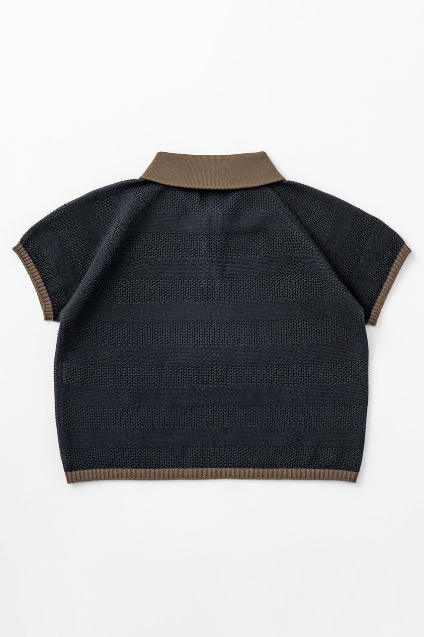 【マールマール/MARLMARL / KIDS】の【BABY&KIDS】knit polo shirts 人気、トレンドファッション・服の通販 founy(ファニー) 　ファッション　Fashion　キッズファッション　Fashion for Kids　トップス・カットソー　Cut & Sew Tops　オケージョン　Occasion Wear　クラシカル　Classical, Vintage-Inspired　なめらか　Smooth, Silky Texture　ベビー　Baby, Babywear　ホールガーメント　WholeGarment, Seamless Knit　ポロシャツ　Polo Shirt, Collared Tee　ミラノリブ　Milano Rib, Milano Stitch　おすすめ　Recommended / Our Picks　エレガント 上品　Elegant　other-2|ID: prp329100004518625 ipo3291000000036192325