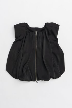 【プランク プロジェクト/PRANK PROJECT】のバルーンベスト / Balloon Vest 人気、トレンドファッション・服の通販 founy(ファニー) ファッション Fashion レディースファッション WOMEN アウター Coat Outerwear ジャケット Jackets ギャザー Gather サテン Satin ジャケット Jacket バルーン Balloon ベスト Vest 再入荷 Restock/Back In Stock/Re Arrival |ID:prp329100004518627