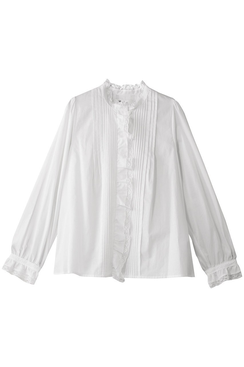 【ビリティス ディセッタン/Bilitis dix-sept ans】のクラシックブラウス インテリア・キッズ・メンズ・レディースファッション・服の通販 founy(ファニー) 　ファッション　Fashion　レディースファッション　WOMEN　トップス・カットソー　Tops/Tshirt　シャツ/ブラウス　Shirts/Blouses　クラシック　Classic　スリーブ　Sleeve　フェミニン　Feminine　フリル　Frills　ロング　Long　エレガント 上品　Elegant　NEW・新作・新着・新入荷　New Arrivals　ホワイト|ID: prp329100004518639 ipo3291000000031940670