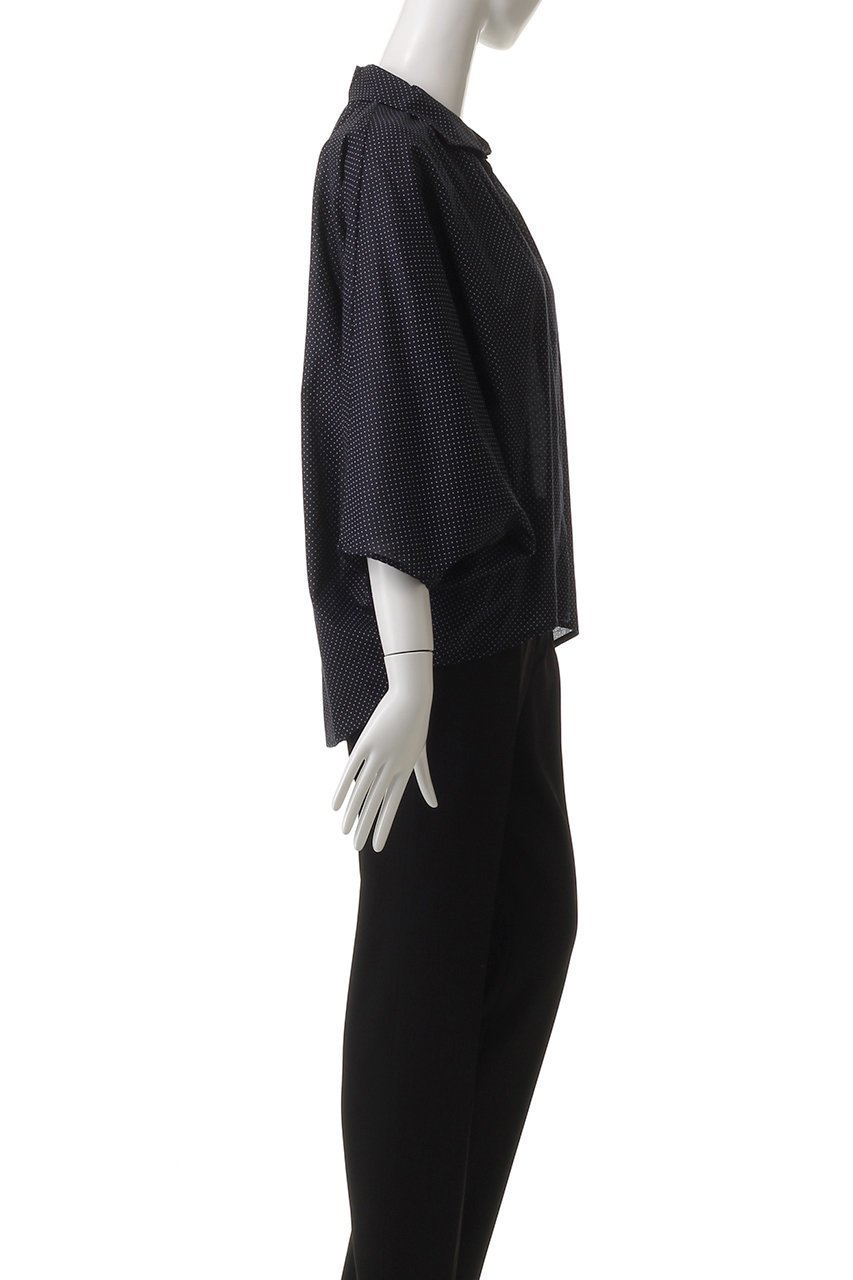 【ミズイロ インド/mizuiro ind】のdots gather dolman shirt シャツ 人気、トレンドファッション・服の通販 founy(ファニー) 　ファッション　Fashion　レディースファッション　WOMEN　トップス・カットソー　Tops/Tshirt　シャツ/ブラウス　Shirts/Blouses　なめらか　Smooth　ショート　Short　スリーブ　Sleeve　ドット　Dot　ベーシック　Basic　エレガント 上品　Elegant　NEW・新作・新着・新入荷　New Arrivals　other-3|ID: prp329100004518680 ipo3291000000031940924