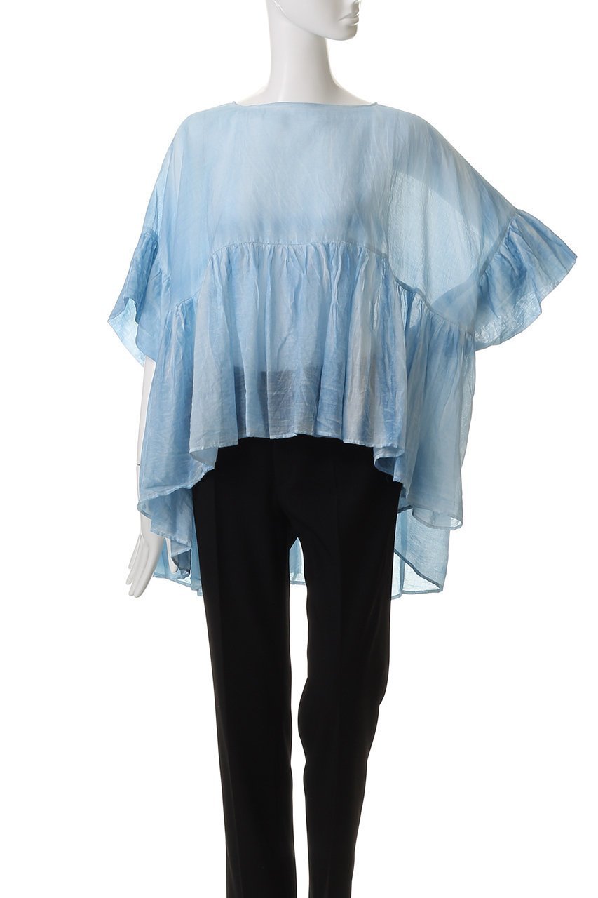 【ミズイロ インド/mizuiro ind】のpigment dyed gathered blouse ブラウス 人気、トレンドファッション・服の通販 founy(ファニー) 　ファッション　Fashion　レディースファッション　WOMEN　トップス・カットソー　Tops/Tshirt　シャツ/ブラウス　Shirts/Blouses　ギャザー　Gather　シアー　Sheer　ショート　Short　スリーブ　Sleeve　ヴィンテージ　Vintage　NEW・新作・新着・新入荷　New Arrivals　other-2|ID: prp329100004518681 ipo3291000000031940929