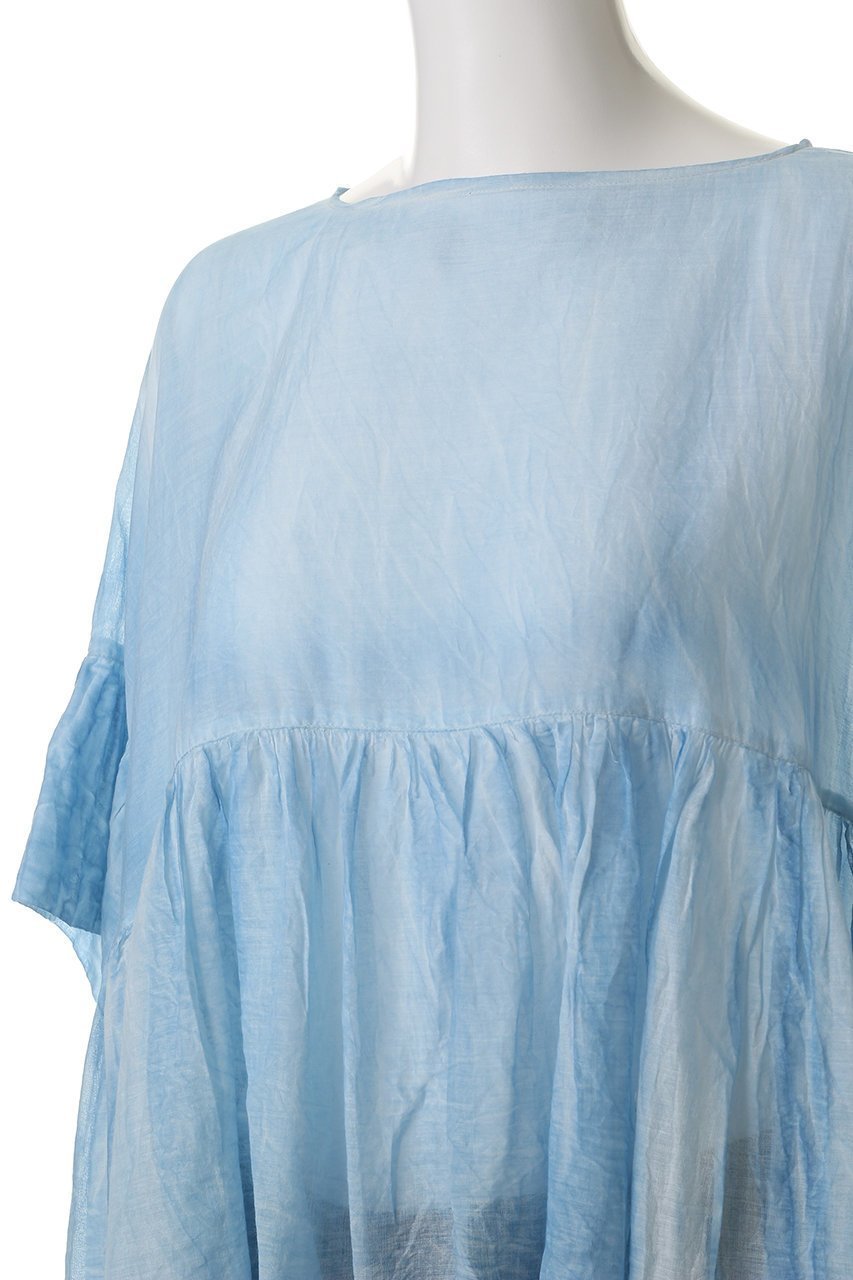 【ミズイロ インド/mizuiro ind】のpigment dyed gathered blouse ブラウス 人気、トレンドファッション・服の通販 founy(ファニー) 　ファッション　Fashion　レディースファッション　WOMEN　トップス・カットソー　Tops/Tshirt　シャツ/ブラウス　Shirts/Blouses　ギャザー　Gather　シアー　Sheer　ショート　Short　スリーブ　Sleeve　ヴィンテージ　Vintage　NEW・新作・新着・新入荷　New Arrivals　other-5|ID: prp329100004518681 ipo3291000000031940932