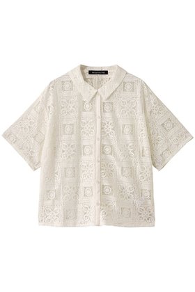 【ミズイロ インド/mizuiro ind】 tile lace shirt シャツ人気、トレンドファッション・服の通販 founy(ファニー) ファッション Fashion レディースファッション WOMEN トップス・カットソー Tops/Tshirt シャツ/ブラウス Shirts/Blouses インナー Inner シアー Sheer ショート Short スリーブ Sleeve レース Race NEW・新作・新着・新入荷 New Arrivals |ID:prp329100004518683