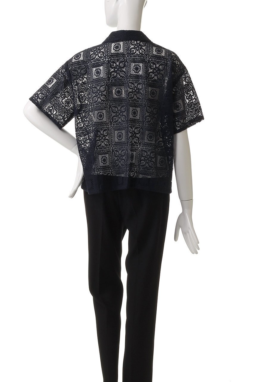 【ミズイロ インド/mizuiro ind】のtile lace shirt シャツ 人気、トレンドファッション・服の通販 founy(ファニー) 　ファッション　Fashion　レディースファッション　WOMEN　トップス・カットソー　Tops/Tshirt　シャツ/ブラウス　Shirts/Blouses　インナー　Inner　シアー　Sheer　ショート　Short　スリーブ　Sleeve　レース　Race　NEW・新作・新着・新入荷　New Arrivals　other-4|ID: prp329100004518683 ipo3291000000031940962