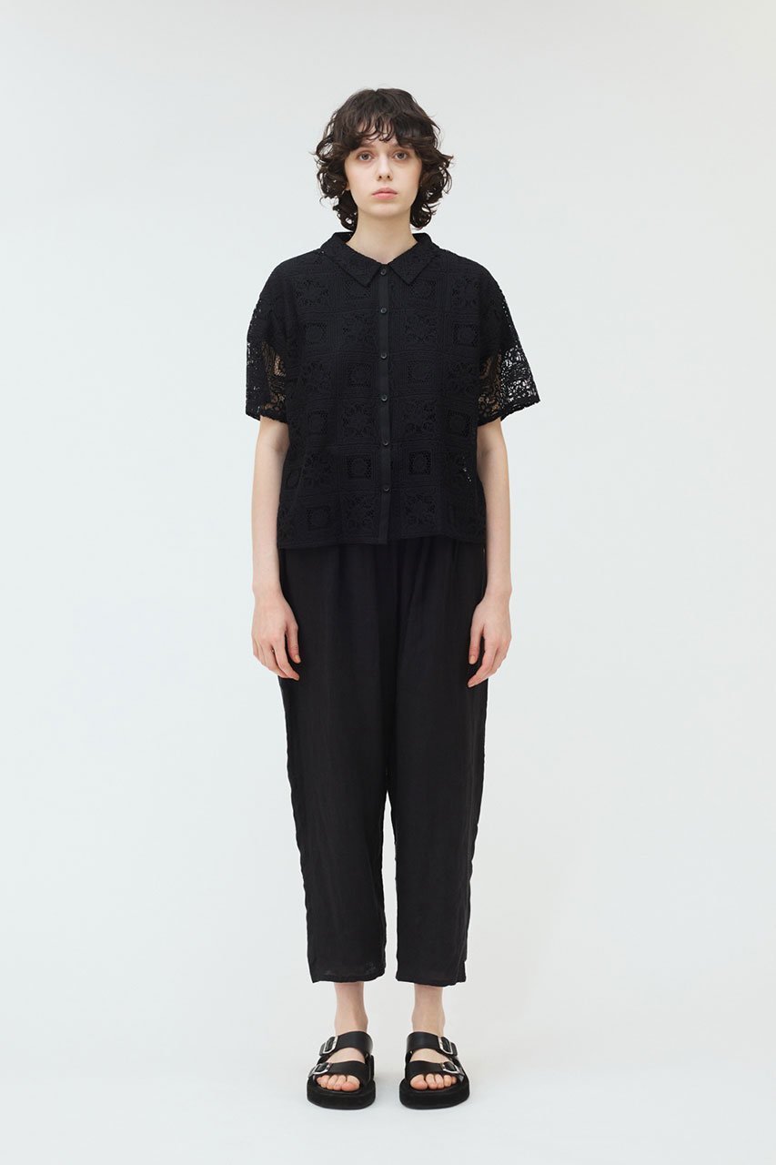 【ミズイロ インド/mizuiro ind】のtile lace shirt シャツ 人気、トレンドファッション・服の通販 founy(ファニー) 　ファッション　Fashion　レディースファッション　Ladies' Fashion Online　トップス・カットソー　Tops/Tshirt　シャツ/ブラウス　Shirts/Blouses　インナー　Inner　シアー　Sheer　ショート　Short　スリーブ　Sleeve　レース　Race　other-6|ID: prp329100004518683 ipo3291000000032074535