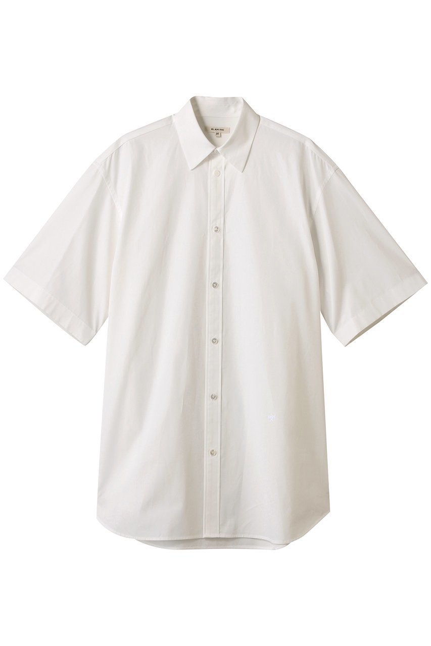 【ブラミンク/BLAMINK】のレギュラーカラーショートスリーブシャツ インテリア・キッズ・メンズ・レディースファッション・服の通販 founy(ファニー) 　ファッション　Fashion　レディースファッション　WOMEN　トップス・カットソー　Tops/Tshirt　シャツ/ブラウス　Shirts/Blouses　ショート　Short　スリーブ　Sleeve　トレンド　Trend　今季　This Season　定番　Standard　NEW・新作・新着・新入荷　New Arrivals　ホワイト|ID: prp329100004518689 ipo3291000000031941007