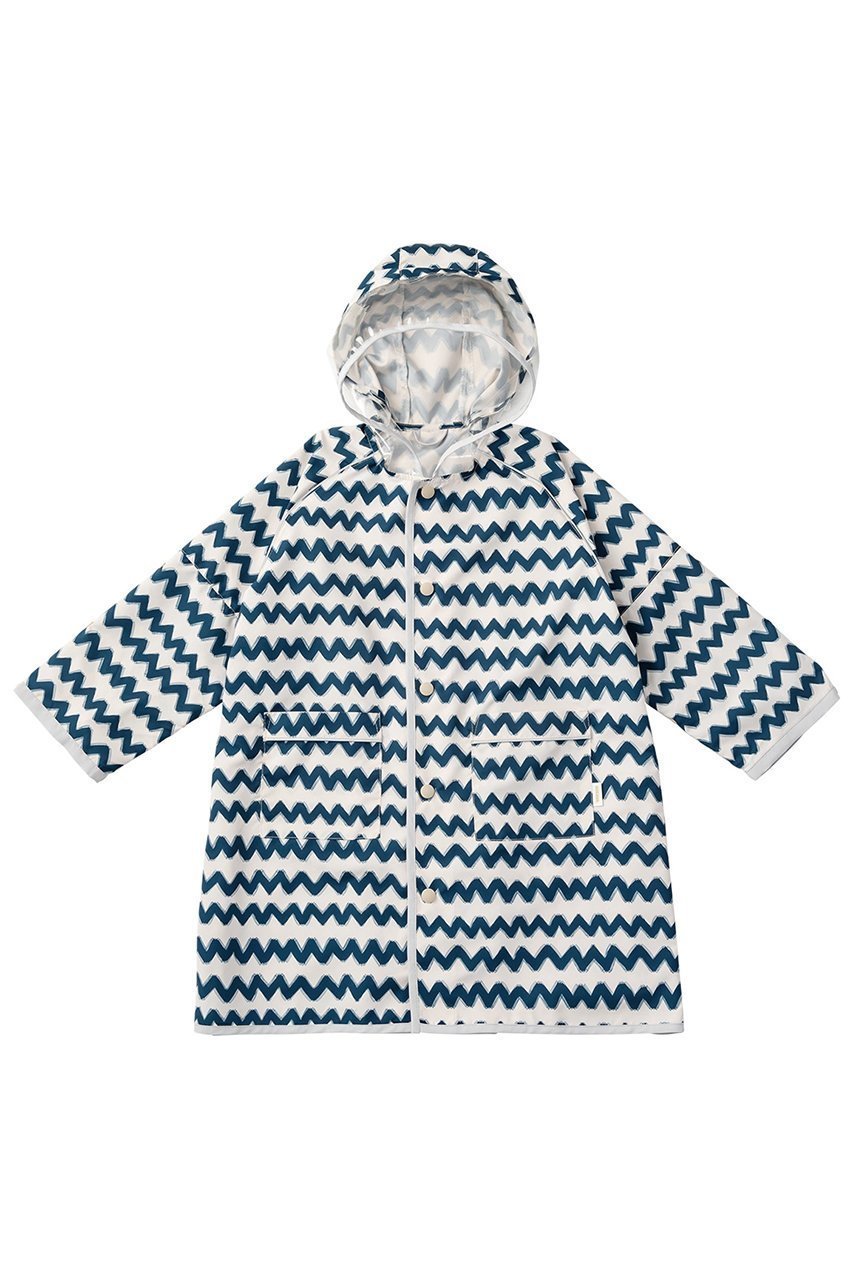 【マールマール/MARLMARL / KIDS】の【Kids】rain coat インテリア・キッズ・メンズ・レディースファッション・服の通販 founy(ファニー) 　ファッション　Fashion　キッズファッション　KIDS　アウター　Coat Outerwear /Kids　インナー　Inner　フロント　Front　プリーツ　Pleats　リュック　Ruck Sack　ループ　Loop　ロング　Long　おすすめ　Recommend　NEW・新作・新着・新入荷　New Arrivals　gizagiza navy|ID: prp329100004519648 ipo3291000000031950133