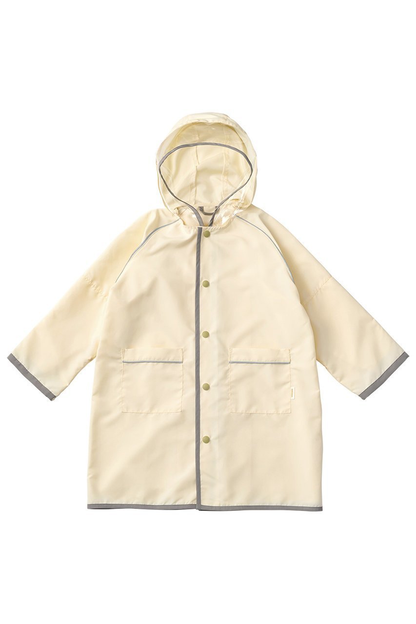 【マールマール/MARLMARL / KIDS】の【Kids】rain coat インテリア・キッズ・メンズ・レディースファッション・服の通販 founy(ファニー) 　ファッション　Fashion　キッズファッション　KIDS　アウター　Coat Outerwear /Kids　インナー　Inner　フロント　Front　プリーツ　Pleats　リュック　Ruck Sack　ループ　Loop　ロング　Long　おすすめ　Recommend　NEW・新作・新着・新入荷　New Arrivals　yellow|ID: prp329100004519648 ipo3291000000031950136