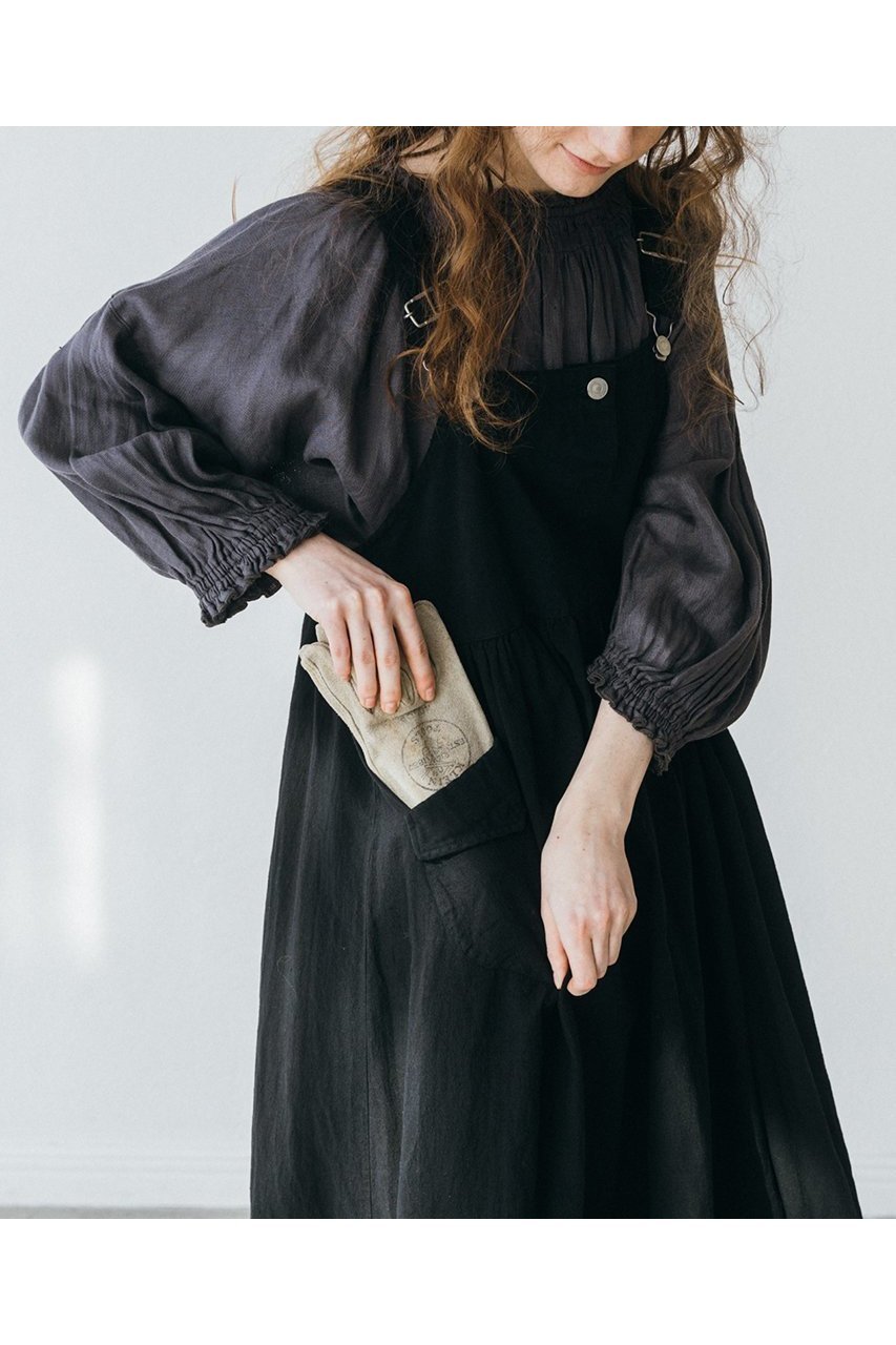 【ネストローブ/nest Robe】のアップサイクルリノ コットンリネンサロペットドレス 人気、トレンドファッション・服の通販 founy(ファニー) 　ファッション　Fashion　レディースファッション　WOMEN　ワンピース　Dress　ドレス　Party Dresses　チュニック　Tunic　サロペット　Salopette　カットソー　Cut And Sew　チュニック　Tunic　ドッキング　Docking　バルーン　Balloon　フェミニン　Feminine　フレア　Flare　ループ　Loop　ロング　Long　ワーク　Work　ヴィンテージ　Vintage　今季　This Season　ビジネス 仕事 通勤　Business　定番　Standard　NEW・新作・新着・新入荷　New Arrivals　other-7|ID: prp329100004519649 ipo3291000000031950153