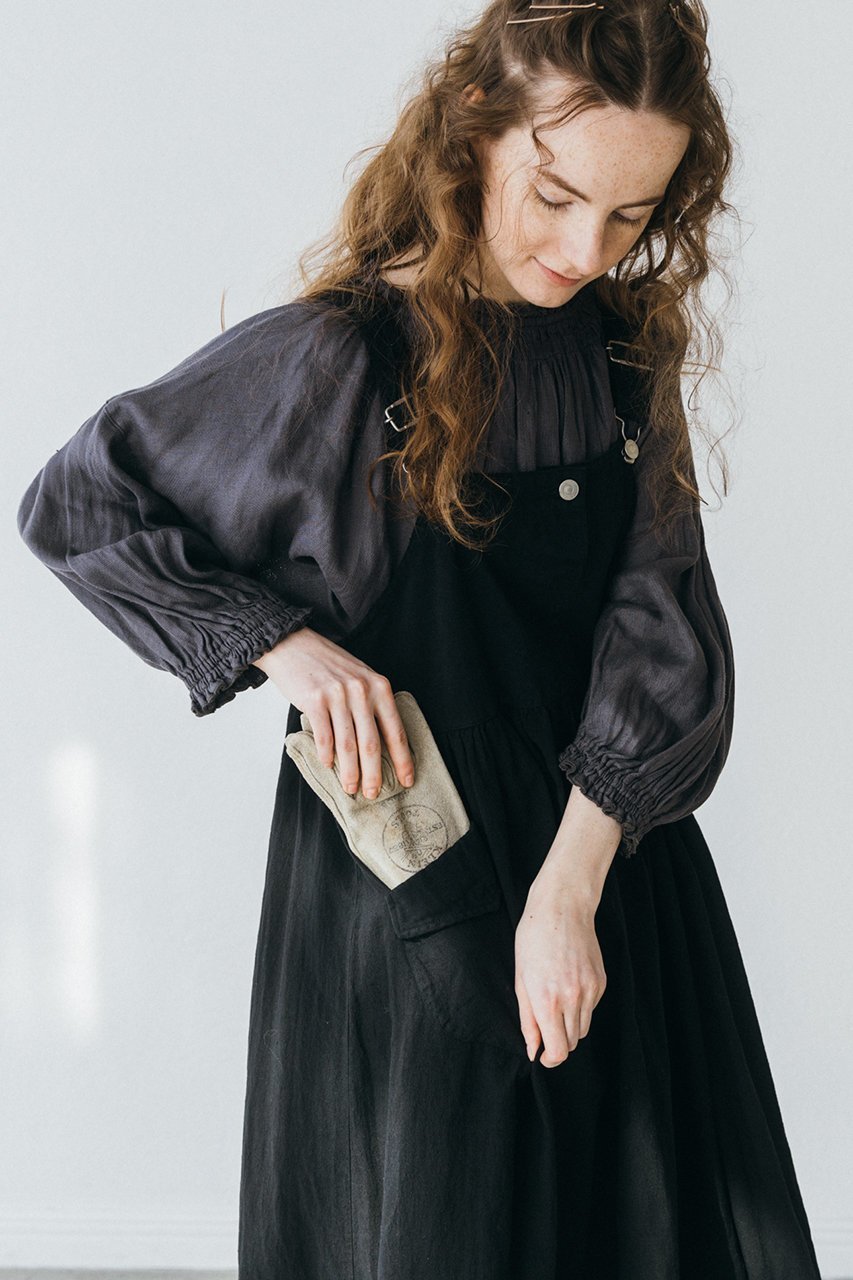 【ネストローブ/nest Robe】のアップサイクルリノ コットンリネンサロペットドレス 人気、トレンドファッション・服の通販 founy(ファニー) 　ファッション　Fashion　レディースファッション　Fashion for Women　ワンピース　Dresses　フォーマル・パーティードレス・結婚式用ドレス　Elegant & Casual Dresses　チュニック　Tunic Tops & Dresses　サロペット&オールインワン　Dungarees & Jumpsuit Styles　カットソー　Cut and Sewn Top　チュニック　Tunic, Long Top　ドッキング　Docking, Mixed Material　バルーン　Balloon, Balloon Silhouette　フェミニン　Feminine, Girly　フレア　Flare, Flared　ループ　Loop, Loop Knit　ロング　Long, Long-Length　ワーク　Workwear, Utility Style　ヴィンテージ　Vintage Style　今季　This Season, Current Season　ビジネス 仕事 通勤　Business / Work / Commuting　定番　Standard, Basic Item　other-7|ID: prp329100004519649 ipo3291000000032793090