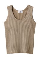 【プルミエ アロンディスモン/1er Arrondissement】のメタルライクリブタンク 人気、トレンドファッション・服の通販 founy(ファニー) ファッション Fashion レディースファッション WOMEN トップス・カットソー Tops/Tshirt ニット Knit Tops プルオーバー Pullover タンク Tank デコルテ Decolletage ボトム Bottom NEW・新作・新着・新入荷 New Arrivals |ID:prp329100004519657