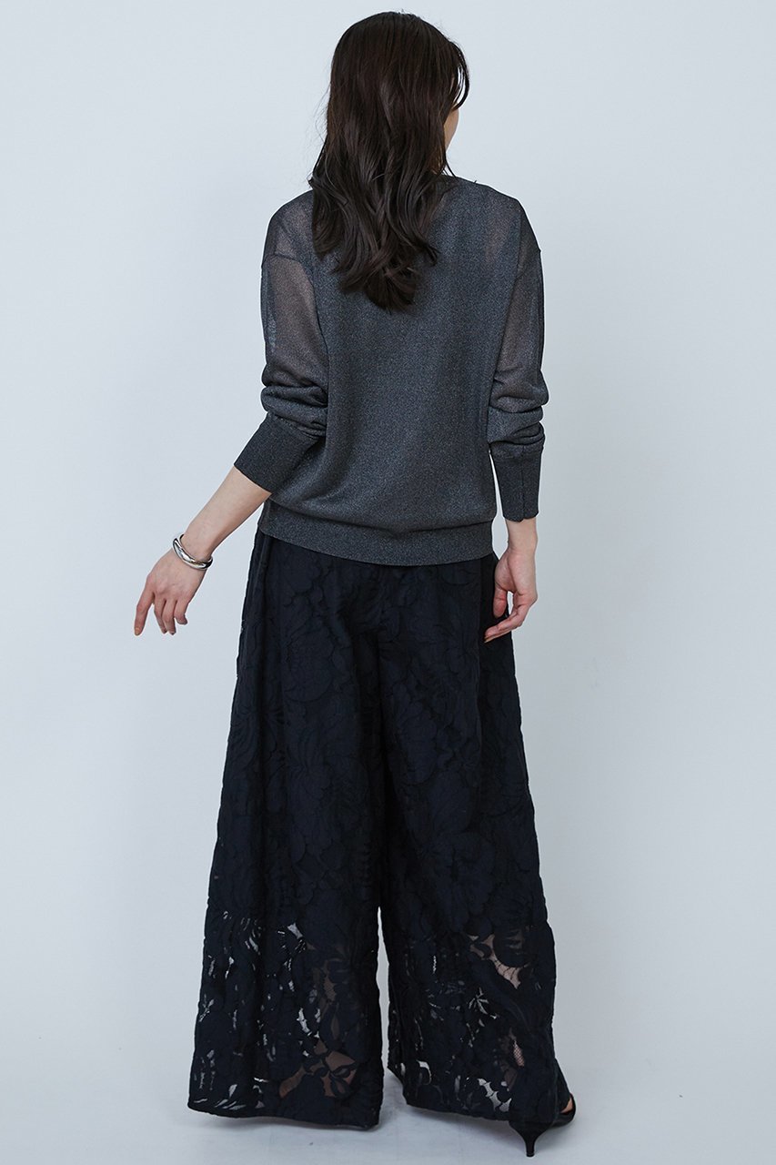 【プルミエ アロンディスモン/1er Arrondissement】のメタルライクカーディガン 人気、トレンドファッション・服の通販 founy(ファニー) 　ファッション　Fashion　レディースファッション　Ladies' Fashion Online　トップス・カットソー　Tops/Tshirt　ニット　Knit Tops　カーディガン　Cardigans　カーディガン　Cardigan　デニム　Denim　トレンド　Trend　ベーシック　Basic　ボトム　Bottom　エレガント 上品　Elegant　other-8|ID: prp329100004519659 ipo3291000000032308444