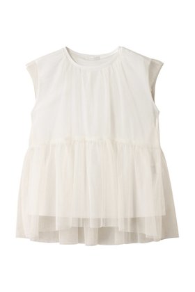 【アルアバイル/allureville】 チュールドッキングイレヘムプルオーバー人気、トレンドファッション・服の通販 founy(ファニー) ファッション Fashion レディースファッション WOMEN トップス・カットソー Tops/Tshirt シャツ/ブラウス Shirts/Blouses ロング / Tシャツ T-Shirts プルオーバー Pullover カットソー Cut and Sewn ショート Short スリーブ Sleeve チュール Tulle ドッキング Docking フェミニン Feminine NEW・新作・新着・新入荷 New Arrivals |ID:prp329100004519663
