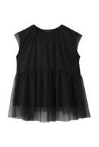 【アルアバイル/allureville】のチュールドッキングイレヘムプルオーバー ブラック|ID:prp329100004519663