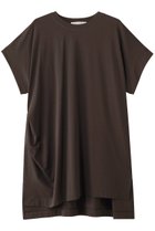 【プレインピープル/PLAIN PEOPLE】のハイツイストフライスチュニック丈トップス 人気、トレンドファッション・服の通販 founy(ファニー) ファッション Fashion レディースファッション WOMEN トップス・カットソー Tops/Tshirt シャツ/ブラウス Shirts/Blouses ロング / Tシャツ T-Shirts カットソー Cut and Sewn おすすめ Recommend ショート Short シンプル Simple スリーブ Sleeve バランス Balance ヘムライン Hemline ベーシック Basic エレガント 上品 Elegant 今季 This Season NEW・新作・新着・新入荷 New Arrivals thumbnail ブラウン|ID: prp329100004519666 ipo3291000000031950269
