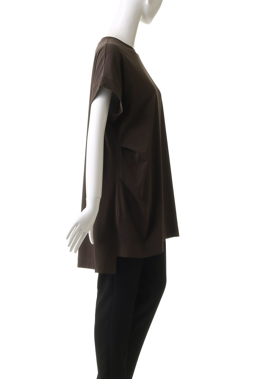 【プレインピープル/PLAIN PEOPLE】のハイツイストフライスチュニック丈トップス 人気、トレンドファッション・服の通販 founy(ファニー) 　ファッション　Fashion　レディースファッション　WOMEN　トップス・カットソー　Tops/Tshirt　シャツ/ブラウス　Shirts/Blouses　ロング / Tシャツ　T-Shirts　カットソー　Cut and Sewn　おすすめ　Recommend　ショート　Short　シンプル　Simple　スリーブ　Sleeve　バランス　Balance　ヘムライン　Hemline　ベーシック　Basic　エレガント 上品　Elegant　今季　This Season　NEW・新作・新着・新入荷　New Arrivals　other-3|ID: prp329100004519666 ipo3291000000031950272