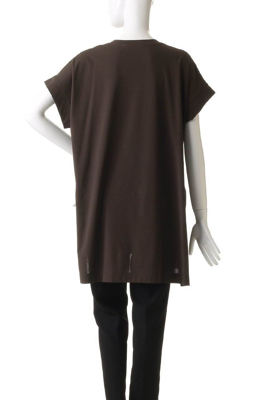 【プレインピープル/PLAIN PEOPLE】のハイツイストフライスチュニック丈トップス 人気、トレンドファッション・服の通販 founy(ファニー) 　ファッション　Fashion　レディースファッション　WOMEN　トップス・カットソー　Tops/Tshirt　シャツ/ブラウス　Shirts/Blouses　ロング / Tシャツ　T-Shirts　カットソー　Cut and Sewn　おすすめ　Recommend　ショート　Short　シンプル　Simple　スリーブ　Sleeve　バランス　Balance　ヘムライン　Hemline　ベーシック　Basic　エレガント 上品　Elegant　今季　This Season　NEW・新作・新着・新入荷　New Arrivals　other-4|ID: prp329100004519666 ipo3291000000031950273