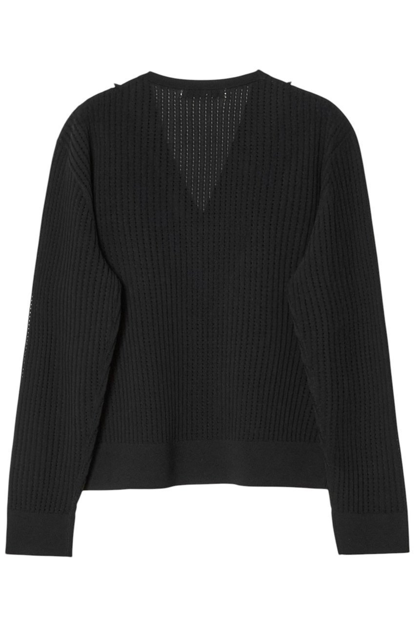 【アナイ/ANAYI】のフルールV8分袖カーディガン 人気、トレンドファッション・服の通販 founy(ファニー) 　ファッション　Fashion　レディースファッション　WOMEN　トップス・カットソー　Tops/Tshirt　ニット　Knit Tops　カーディガン　Cardigans　おすすめ　Recommend　アイレット　Eyelet　カーディガン　Cardigan　コンパクト　Compact　チュール　Tulle　パターン　Pattern　レーシー　Lacey　人気　Popularity　夏　Summer　NEW・新作・新着・新入荷　New Arrivals　春　Spring　other-2|ID: prp329100004520317 ipo3291000000031960683