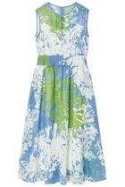 【アナイ/ANAYI】のシャドウフラワーシャーリングワンピース サックス|ID:prp329100004520318