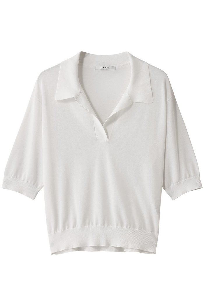 【アナイ/ANAYI】のコットンアセテートスキッパー衿プルオーバー インテリア・キッズ・メンズ・レディースファッション・服の通販 founy(ファニー) https://founy.com/ ファッション Fashion レディースファッション Fashion for Women トップス・カットソー Cut & Sew Tops ニット Knit Tops & Sweaters カジュアルプルオーバー・ニットトップス Pullovers & Knit Tops / Casual Pullovers スキッパー Skipper, Open Collar フレア Flare, Flared |ID: prp329100004520321 ipo3291000000035055069