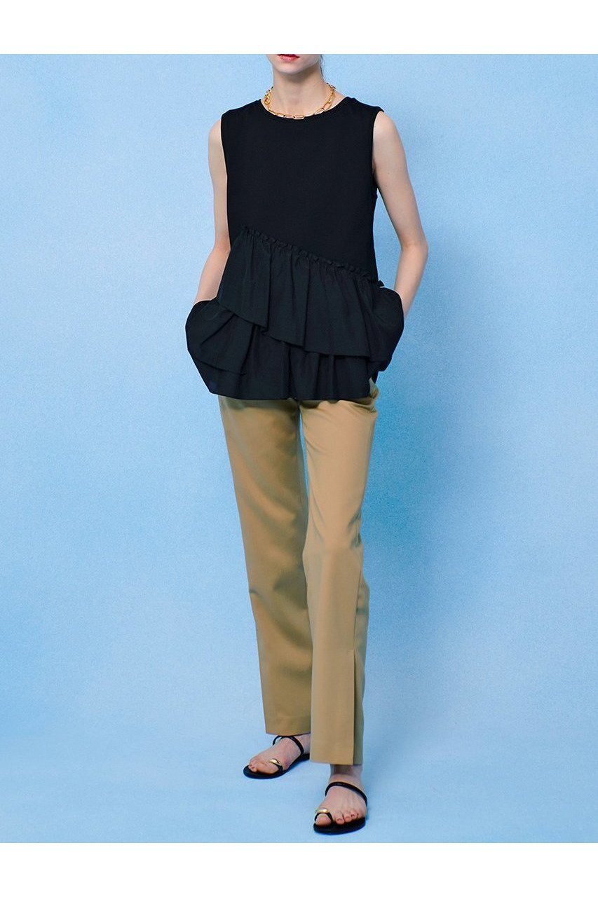【アルアバイル/allureville】の【LOULOU WILLOUGHBY】キュプラブロードティアードプルオーバー 人気、トレンドファッション・服の通販 founy(ファニー) 　ファッション　Fashion　レディースファッション　WOMEN　トップス・カットソー　Tops/Tshirt　キャミソール / ノースリーブ　No Sleeves　シャツ/ブラウス　Shirts/Blouses　ロング / Tシャツ　T-Shirts　プルオーバー　Pullover　カットソー　Cut and Sewn　おすすめ　Recommend　キャミソール　Camisole　ギャザー　Gather　タンク　Tank　夏　Summer　NEW・新作・新着・新入荷　New Arrivals　other-5|ID: prp329100004520323 ipo3291000000031960732