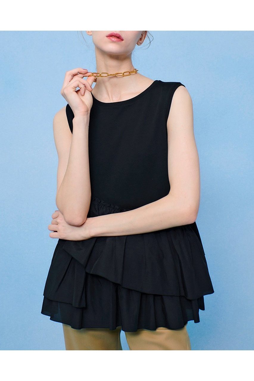 【アルアバイル/allureville】の【LOULOU WILLOUGHBY】キュプラブロードティアードプルオーバー 人気、トレンドファッション・服の通販 founy(ファニー) 　ファッション　Fashion　レディースファッション　WOMEN　トップス・カットソー　Tops/Tshirt　キャミソール / ノースリーブ　No Sleeves　シャツ/ブラウス　Shirts/Blouses　ロング / Tシャツ　T-Shirts　プルオーバー　Pullover　カットソー　Cut and Sewn　おすすめ　Recommend　キャミソール　Camisole　ギャザー　Gather　タンク　Tank　夏　Summer　NEW・新作・新着・新入荷　New Arrivals　other-6|ID: prp329100004520323 ipo3291000000031960733