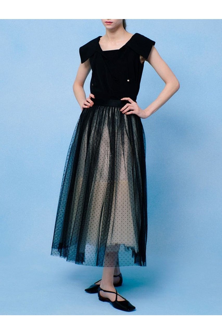 【アルアバイル/allureville】の【LOULOU WILLOUGHBY】ドットチュールスカート 人気、トレンドファッション・服の通販 founy(ファニー) 　ファッション　Fashion　レディースファッション　WOMEN　スカート　Skirt　ロングスカート　Long Skirt　スタンダード　Standard　チュール　Tulle　ドット　Dot　ロング　Long　NEW・新作・新着・新入荷　New Arrivals　無地　Plain Color　other-6|ID: prp329100004520324 ipo3291000000031960741