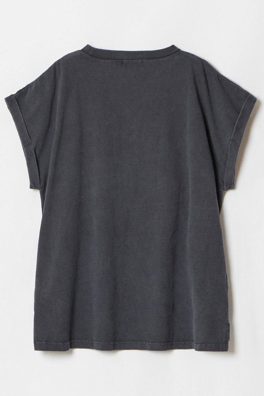 【アルアバイル/allureville】のピグメントダイターンバックスリーブ T 人気、トレンドファッション・服の通販 founy(ファニー) 　ファッション　Fashion　レディースファッション　WOMEN　トップス・カットソー　Tops/Tshirt　シャツ/ブラウス　Shirts/Blouses　ロング / Tシャツ　T-Shirts　カットソー　Cut and Sewn　ショート　Short　ストライプ　Stripe　スリーブ　Sleeve　ビーチ　Beach　リゾート　Resort　夏　Summer　定番　Standard　NEW・新作・新着・新入荷　New Arrivals　other-2|ID: prp329100004520326 ipo3291000000031960759