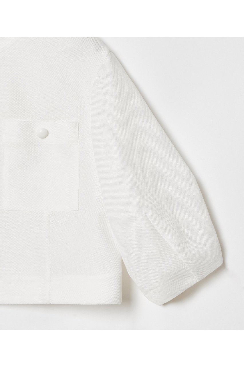 【アルアバイル/allureville】のカラミノーカラージャケット 人気、トレンドファッション・服の通販 founy(ファニー) 　ファッション　Fashion　レディースファッション　WOMEN　アウター　Coat Outerwear　ジャケット　Jackets　ノーカラージャケット　No Collar Leather Jackets　ショート　Short　ジャケット　Jacket　スリーブ　Sleeve　NEW・新作・新着・新入荷　New Arrivals　other-5|ID: prp329100004520330 ipo3291000000031960793
