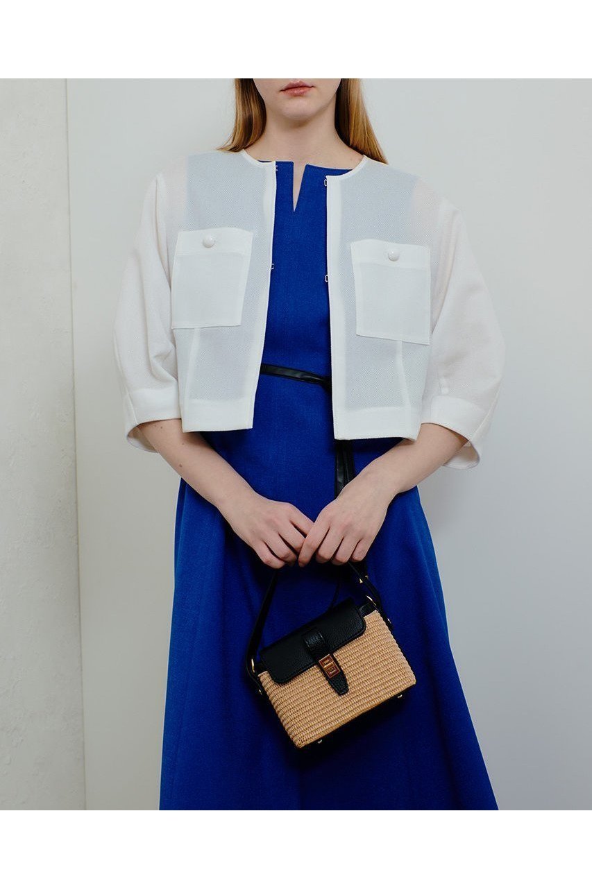 【アルアバイル/allureville】のカラミノーカラージャケット 人気、トレンドファッション・服の通販 founy(ファニー) 　ファッション　Fashion　レディースファッション　WOMEN　アウター　Coat Outerwear　ジャケット　Jackets　ノーカラージャケット　No Collar Leather Jackets　ショート　Short　ジャケット　Jacket　スリーブ　Sleeve　NEW・新作・新着・新入荷　New Arrivals　other-7|ID: prp329100004520330 ipo3291000000031960795