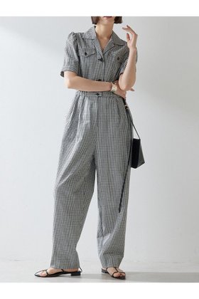 【ウィムガゼット/Whim Gazette】 オックスオールインワン人気、トレンドファッション・服の通販 founy(ファニー) ファッション Fashion レディースファッション WOMEN パンツ Pants オックス Ox ギンガム Gingham クール Cool スリーブ Sleeve スーツ Suit チェック Check ハーフ Half エレガント 上品 Elegant NEW・新作・新着・新入荷 New Arrivals |ID:prp329100004520331