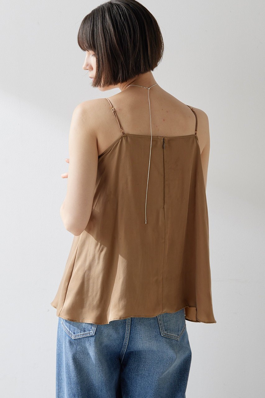 【ウィムガゼット/Whim Gazette】のサテンキャミソール 人気、トレンドファッション・服の通販 founy(ファニー) 　ファッション　Fashion　レディースファッション　Ladies' Fashion Online　トップス・カットソー　Tops/Tshirt　キャミソール / ノースリーブ　No Sleeves　シャツ/ブラウス　Shirts/Blouses　アンダー　Under　エレガント 上品　Elegant　キャミソール　Camisole　キュプラ　Cupra　サテン　Satin　ノースリーブ　No Sleeve　ヴィンテージ　Vintage　NEW・新作・新着・新入荷　New Arrivals　other-4|ID: prp329100004520332 ipo3291000000031960812