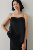 【ウィムガゼット/Whim Gazette】のサテンキャミソール ブラック|ID: prp329100004520332 ipo3291000000034255105