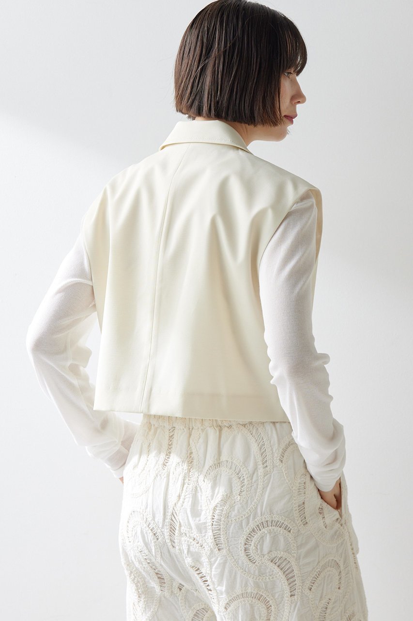 【ウィムガゼット/Whim Gazette】のスリーブレスジレ 人気、トレンドファッション・服の通販 founy(ファニー) 　ファッション　Fashion　レディースファッション　WOMEN　アウター　Coat Outerwear　ジャケット　Jackets　コンパクト　Compact　ジャケット　Jacket　スタイリッシュ　Stylish　テーラード　Tailored　ノースリーブ　No Sleeve　ベスト　Vest　NEW・新作・新着・新入荷　New Arrivals　other-4|ID: prp329100004520333 ipo3291000000031960820