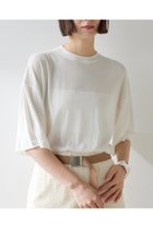 【ウィムガゼット/Whim Gazette】のシアービッグTシャツ オフホワイト|ID: prp329100004520334 ipo3291000000031960824