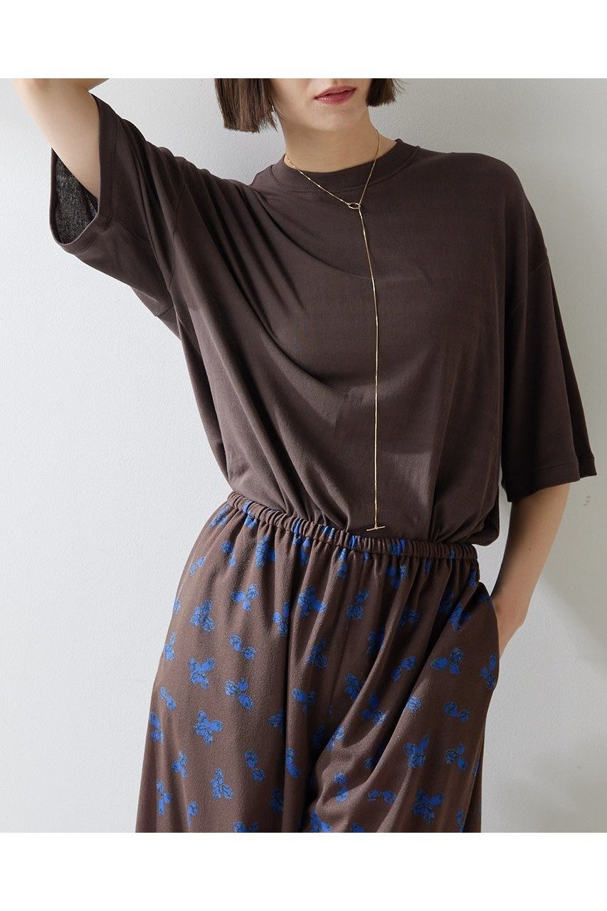 【ウィムガゼット/Whim Gazette】のシアービッグTシャツ インテリア・キッズ・メンズ・レディースファッション・服の通販 founy(ファニー) 　ファッション　Fashion　レディースファッション　WOMEN　トップス・カットソー　Tops/Tshirt　シャツ/ブラウス　Shirts/Blouses　ロング / Tシャツ　T-Shirts　カットソー　Cut and Sewn　シアー　Sheer　ショート　Short　スリーブ　Sleeve　ベビー　Baby　ボトム　Bottom　NEW・新作・新着・新入荷　New Arrivals　ブラウン|ID: prp329100004520334 ipo3291000000031960825