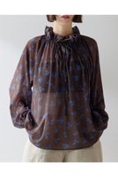 【ウィムガゼット/Whim Gazette】のシアーフラワーギャザーブラウス 人気、トレンドファッション・服の通販 founy(ファニー) ファッション Fashion レディースファッション WOMEN トップス・カットソー Tops/Tshirt シャツ/ブラウス Shirts/Blouses おすすめ Recommend シアー Sheer シフォン Chiffon ストレッチ Stretch スリーブ Sleeve セットアップ Set Up デニム Denim ロング Long ヴィンテージ Vintage エレガント 上品 Elegant NEW・新作・新着・新入荷 New Arrivals |ID:prp329100004520335