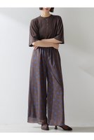 【ウィムガゼット/Whim Gazette】のシアーフラワーパンツ 人気、トレンドファッション・服の通販 founy(ファニー) ファッション Fashion レディースファッション WOMEN パンツ Pants おすすめ Recommend シアー Sheer シフォン Chiffon シンプル Simple ストレッチ Stretch セットアップ Set Up フロント Front ワイド Wide ヴィンテージ Vintage エレガント 上品 Elegant NEW・新作・新着・新入荷 New Arrivals |ID:prp329100004520337