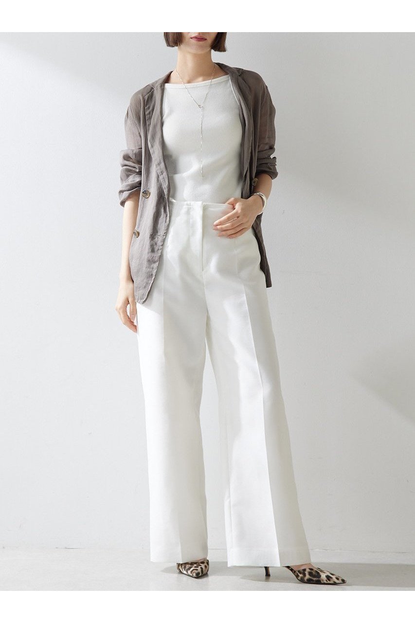 【ウィムガゼット/Whim Gazette】のシアーハイウエストパンツ 人気、トレンドファッション・服の通販 founy(ファニー) 　ファッション　Fashion　レディースファッション　WOMEN　パンツ　Pants　おすすめ　Recommend　オーガンジー　Organdy　シルク　Silk　セットアップ　Set Up　センター　Center　ワイド　Wide　エレガント 上品　Elegant　NEW・新作・新着・新入荷　New Arrivals　 other-1|ID: prp329100004520338 ipo3291000000031960867