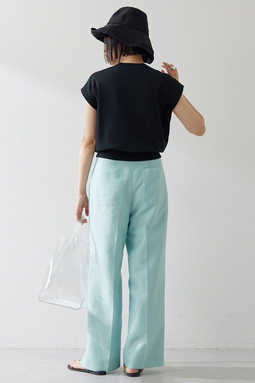 【ウィムガゼット/Whim Gazette】のシアーハイウエストパンツ 人気、トレンドファッション・服の通販 founy(ファニー) 　ファッション　Fashion　レディースファッション　WOMEN　パンツ　Pants　おすすめ　Recommend　オーガンジー　Organdy　シルク　Silk　セットアップ　Set Up　センター　Center　ワイド　Wide　エレガント 上品　Elegant　NEW・新作・新着・新入荷　New Arrivals　other-4|ID: prp329100004520338 ipo3291000000031960878
