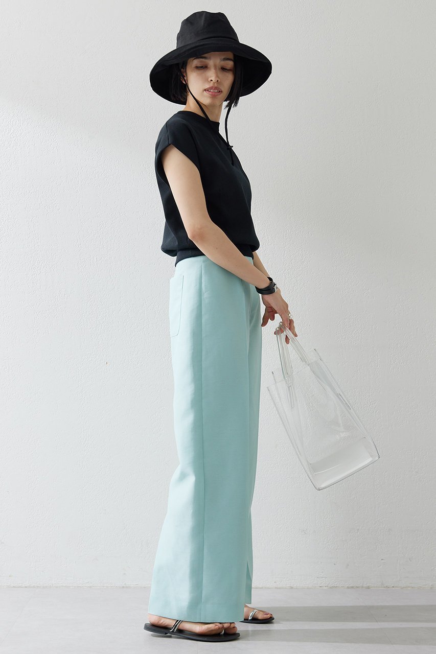 【ウィムガゼット/Whim Gazette】のシアーハイウエストパンツ 人気、トレンドファッション・服の通販 founy(ファニー) 　ファッション　Fashion　レディースファッション　WOMEN　パンツ　Pants　おすすめ　Recommend　オーガンジー　Organdy　シルク　Silk　セットアップ　Set Up　センター　Center　ワイド　Wide　エレガント 上品　Elegant　NEW・新作・新着・新入荷　New Arrivals　other-5|ID: prp329100004520338 ipo3291000000031960879