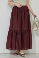 【ガリャルダガランテ/GALLARDAGALANTE】のティアードロングスカート 人気、トレンドファッション・服の通販 founy(ファニー) ファッション Fashion レディースファッション WOMEN スカート Skirt ロングスカート Long Skirt シンプル Simple ティアードスカート Tiered Skirt トレンド Trend ロング Long NEW・新作・新着・新入荷 New Arrivals |ID:prp329100004520342