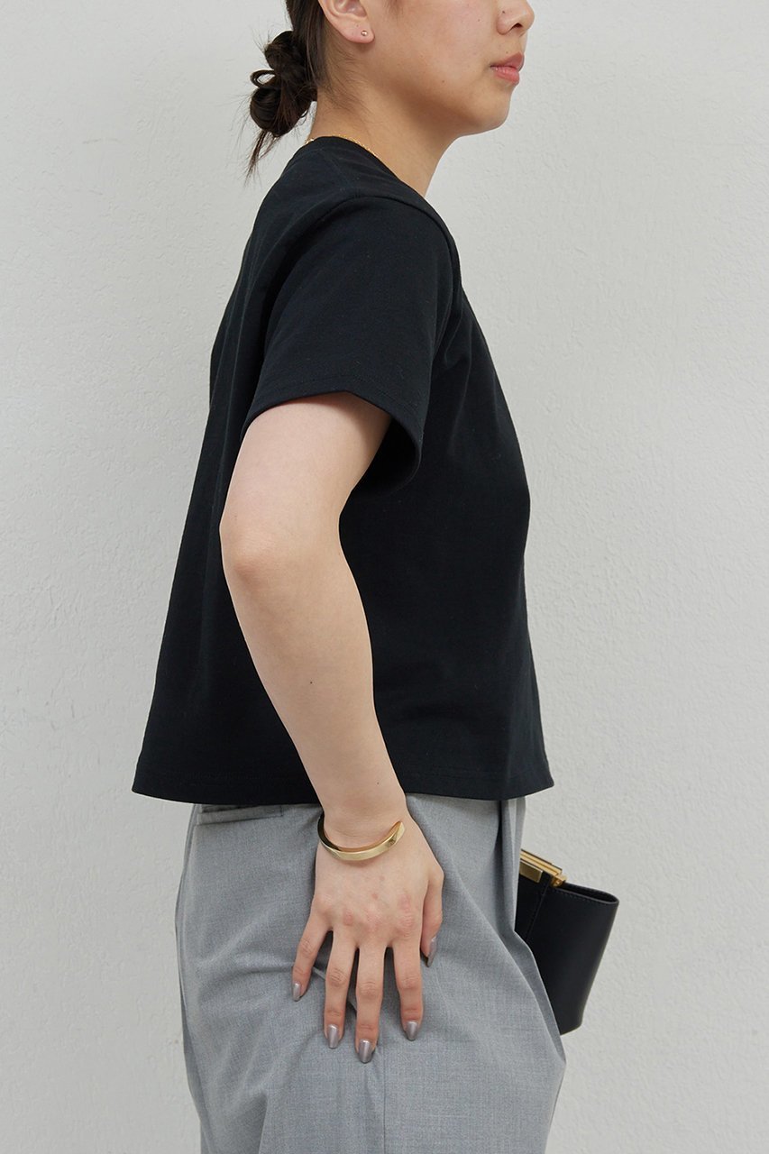 【ガリャルダガランテ/GALLARDAGALANTE】のクロップドT 人気、トレンドファッション・服の通販 founy(ファニー) 　ファッション　Fashion　レディースファッション　WOMEN　トップス・カットソー　Tops/Tshirt　シャツ/ブラウス　Shirts/Blouses　ロング / Tシャツ　T-Shirts　カットソー　Cut and Sewn　クロップド　Cropped　ショート　Short　スリーブ　Sleeve　ボトム　Bottom　夏　Summer　NEW・新作・新着・新入荷　New Arrivals　春　Spring　S/S・春夏　Ss・Spring/Summer　other-6|ID: prp329100004520346 ipo3291000000031960929