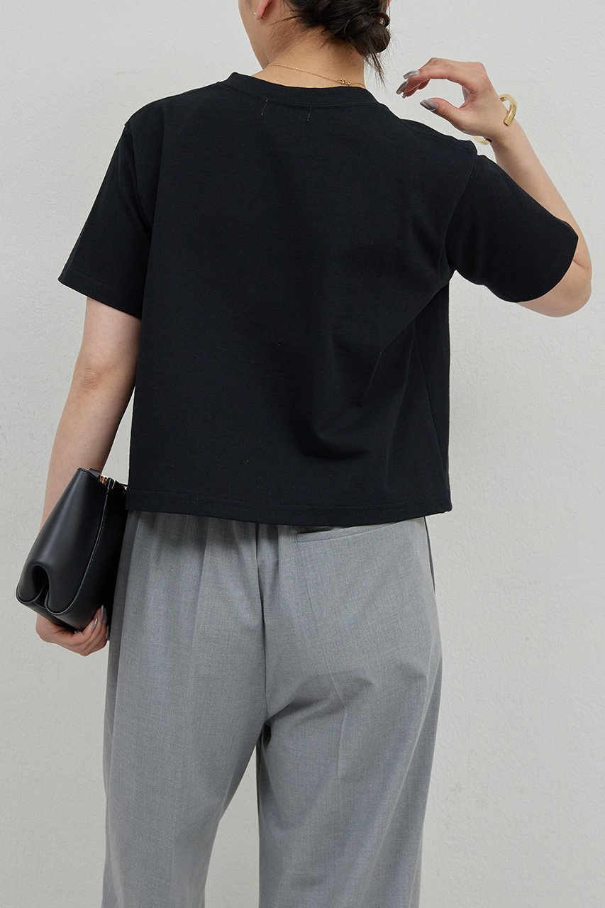 【ガリャルダガランテ/GALLARDAGALANTE】のクロップドT 人気、トレンドファッション・服の通販 founy(ファニー) 　ファッション　Fashion　レディースファッション　WOMEN　トップス・カットソー　Tops/Tshirt　シャツ/ブラウス　Shirts/Blouses　ロング / Tシャツ　T-Shirts　カットソー　Cut and Sewn　クロップド　Cropped　ショート　Short　スリーブ　Sleeve　ボトム　Bottom　夏　Summer　NEW・新作・新着・新入荷　New Arrivals　春　Spring　S/S・春夏　Ss・Spring/Summer　other-7|ID: prp329100004520346 ipo3291000000031960930