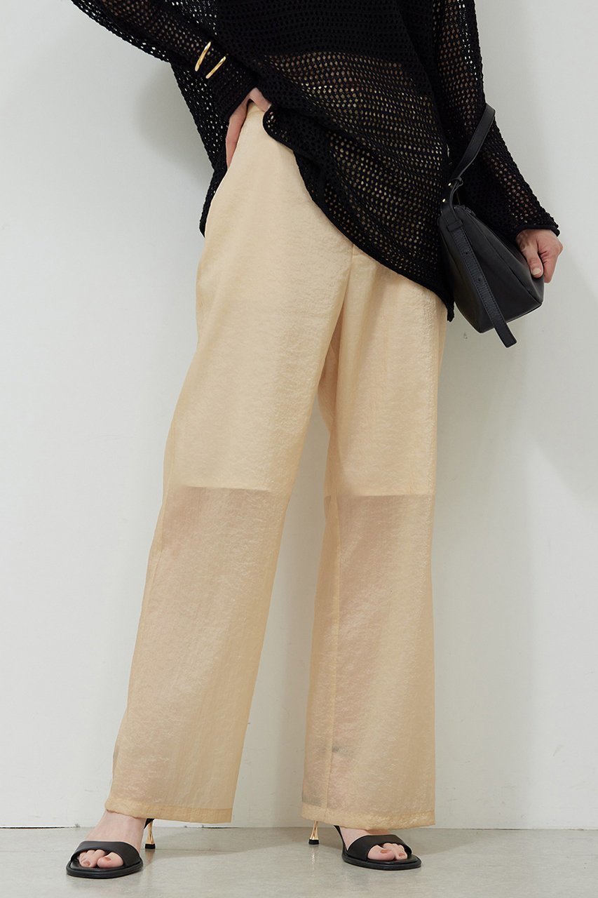 【ガリャルダガランテ/GALLARDAGALANTE】のシアーワイドパンツ 人気、トレンドファッション・服の通販 founy(ファニー) 　ファッション　Fashion　レディースファッション　WOMEN　パンツ　Pants　おすすめ　Recommend　シアー　Sheer　セットアップ　Set Up　ワイド　Wide　エレガント 上品　Elegant　NEW・新作・新着・新入荷　New Arrivals　 other-1|ID: prp329100004520351 ipo3291000000031960971