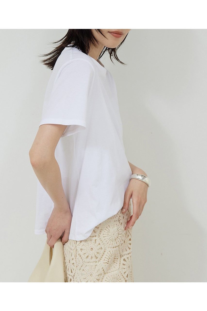【ガリャルダガランテ/GALLARDAGALANTE】の【La nature linge】ベーシッククルーTee 人気、トレンドファッション・服の通販 founy(ファニー) 　ファッション　Fashion　レディースファッション　WOMEN　トップス・カットソー　Tops/Tshirt　シャツ/ブラウス　Shirts/Blouses　ロング / Tシャツ　T-Shirts　カットソー　Cut and Sewn　おすすめ　Recommend　インナー　Inner　サロペット　Overalls　ショート　Short　シンプル　Simple　ジャケット　Jacket　スリーブ　Sleeve　バランス　Balance　ベーシック　Basic　NEW・新作・新着・新入荷　New Arrivals　other-6|ID: prp329100004520353 ipo3291000000031960996