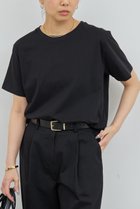 【ガリャルダガランテ/GALLARDAGALANTE】の【La nature linge】ベーシッククルーTee 人気、トレンドファッション・服の通販 founy(ファニー) ファッション Fashion レディースファッション Ladies' Fashion Online トップス・カットソー Tops/Tshirt シャツ/ブラウス Shirts/Blouses ロング / Tシャツ T-Shirts カットソー Cut and Sewn おすすめ Recommend インナー Inner サロペット Overalls ショート Short シンプル Simple ジャケット Jacket スリーブ Sleeve バランス Balance ベーシック Basic thumbnail ブラック|ID: prp329100004520353 ipo3291000000032166431